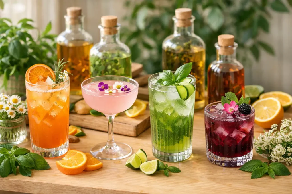 Mocktails et boissons botaniques : remplacez l&rsquo;alcool par des élixirs de plantes bio